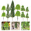 120Pz Alberi Verdi Per Create Paesaggi Miniature E Decorazioni 9