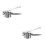 2Set Argento Casa Acciaio Ferramenta Facile Uso 6