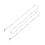 3Pz Catenella Occhiali Argento Stile E Per 1