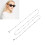 3Pz Catenella Occhiali Argento Stile E Per 11