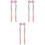 6Pz Clips Multicolor Con Nappe Per E Bambina 3