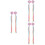6Pz Clips Multicolor Con Nappe Per E Bambina 6