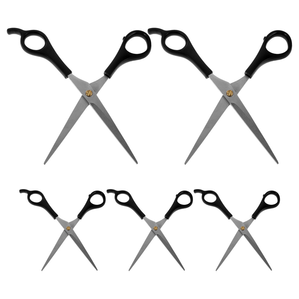 5Szt NożYczki Do Stylizacji SierśCi ZwierząT Stalowe Wygodne I TrwałE-image