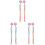 6Pz Clips Multicolor Con Nappe Per E Bambina 2