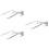 3Pz Desktop Laptop Argento in Metallo Per Notebook E Tablet 8