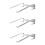 3Pz Desktop Laptop Argento in Metallo Per Notebook E Tablet 9