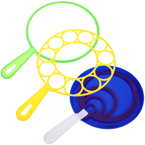 4Sets Kreative Blasenringe Aus Plastik Bubble Maker Tool 2