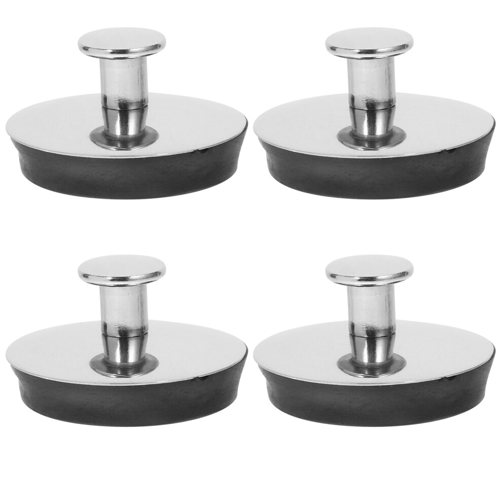 16Szt Zatyczka Do OdpłYwu ŁAzienkowego Ze Stali Nierdzewnej, Srebrna-image