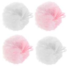 8Pcs Portable Makeup Powder Soft Body and Face Cleaning Pads