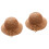2Pz Paglia Spiaggia Khaki Design Con Fiocco 4