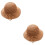 2Pz Paglia Spiaggia Khaki Design Con Fiocco 6