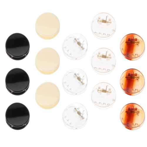 30Pz Fermagli Rotondi in Colorati Miniature Per 1