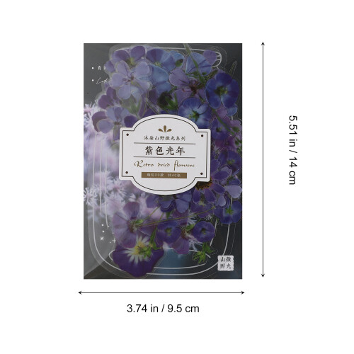 24Set Stickers Tema Fiore Per Decorare Agenda, Libro E Scrapbook 1