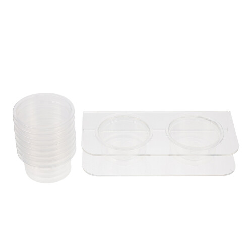 2Conjuntos Práticos Bowls Transparentes Para De Répteis 1