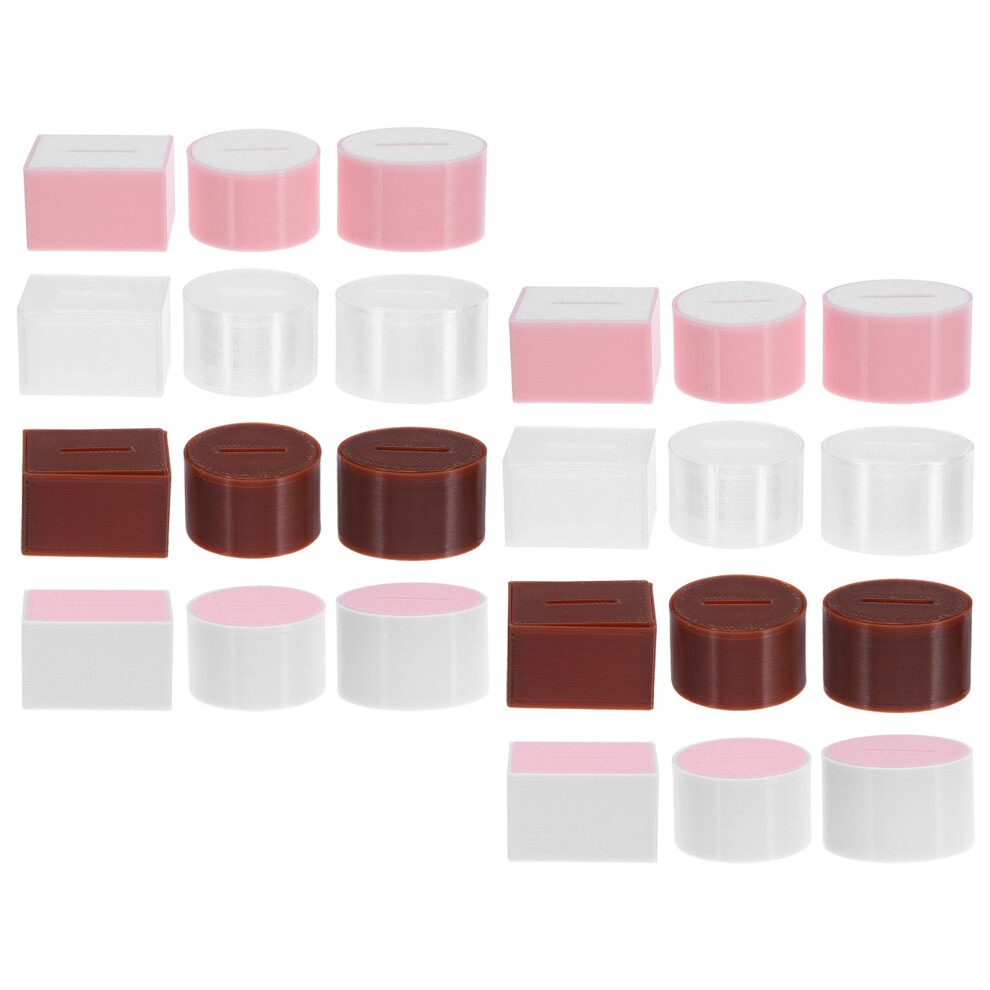 120Szt Plastikowe Mini Pojemniki Na Chusteczki Do Domku Dla Lalek-image