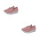 2Pares Tênis Rosa Respirável Com Alto E 4