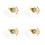 4Set Kit Pulegge E Cinghie Gomma Plastiche Per Modellismo DIY Multiuso 4