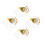 4Set Kit Pulegge E Cinghie Gomma Plastiche Per Modellismo DIY Multiuso 10