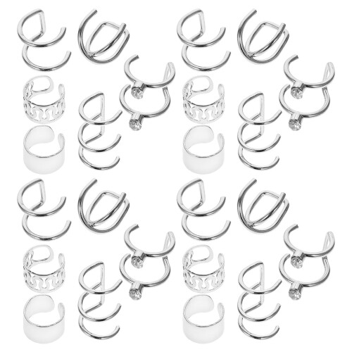 96Pz Ear Clips Non Piercing Moda 1