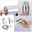1Conjunto Spray Bidê Manual E Resistente Para Uso Doméstico 9