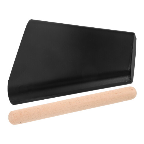 2Conjuntos Cowbell Metal Com Baqueta Preto Para E 2