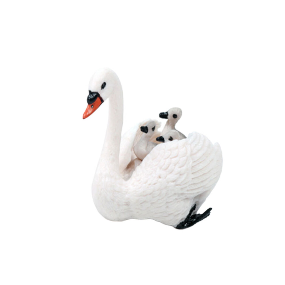 2Szt BiałY Model GęSi Do Dekoracji, Kreatywna I Delikatna Ozdoba-image