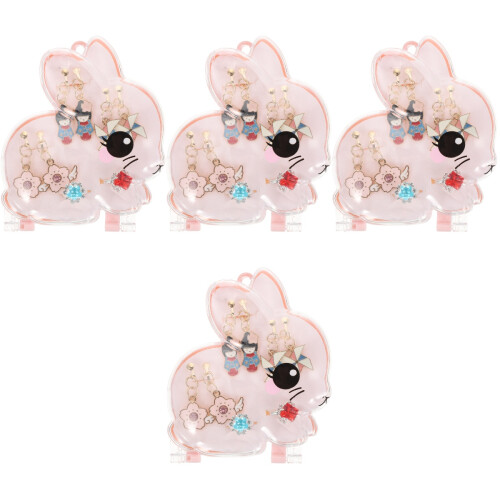 4Conjuntos Infantil Rosa Clip-on Para 2