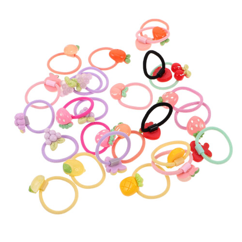 36Pares Tiaras Elásticas Multicoloridas Para Com Tema 2