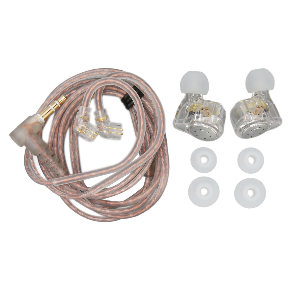 Kz Edx Pro Wired Hifi Earphones 10Mm Driver Stereo Transparent 9431376544354