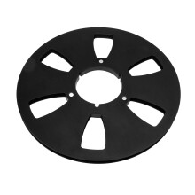 Pièce de rechange pour magnétophone à bobines, bobine réceptrice vide pour magnétophones à bobines, avec 6 trous d'enroulement, bride NAB en