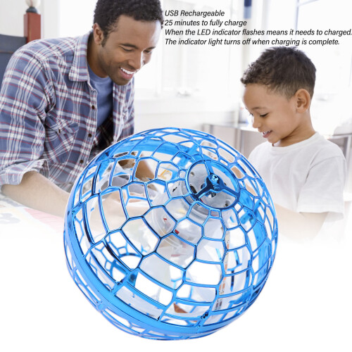BALLE ORBITE VOLANTE avec télécommande, bleu, batterie 80mAh 2
