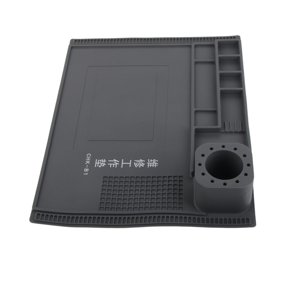 Silicone Work Mat 40X30cm High Temp Heat Insulation Repair Grey 6941369557504