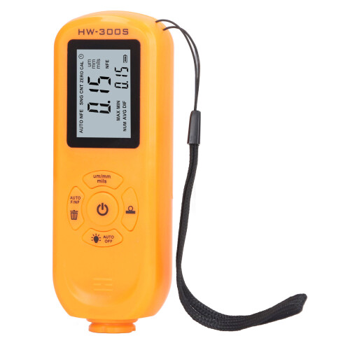 Orange Coating Thickness Gauge Auto Car Paint Meter, High Accuracy