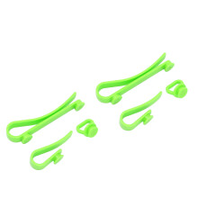 Grüner Plastic-Strandtaschenhaken Zubehör für Bogg-Taschen, ABS, 30g