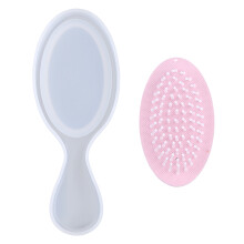 Silicone Comb Molds DIY Detangler Hair Bush Comb Molds-B