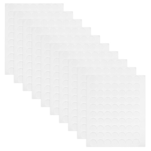 Runde Klebepunkte Doppelseitig, Weiße Acryl Sticker Für Deko 1