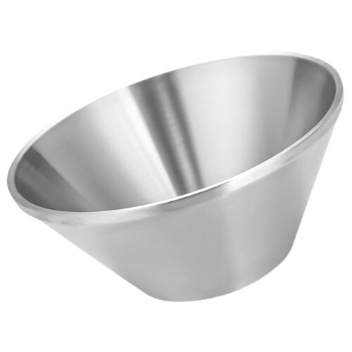 3Stk Rührschüsseln Salat- Und Eisschale Silber Glänzend 2