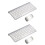 2Stk 2.4g Tastatur Ultra- Computer-Tastatur 5
