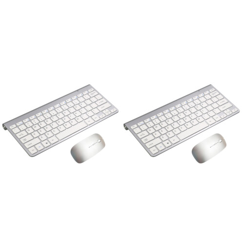 2Stk 2.4g Tastatur Ultra- Computer-Tastatur 1