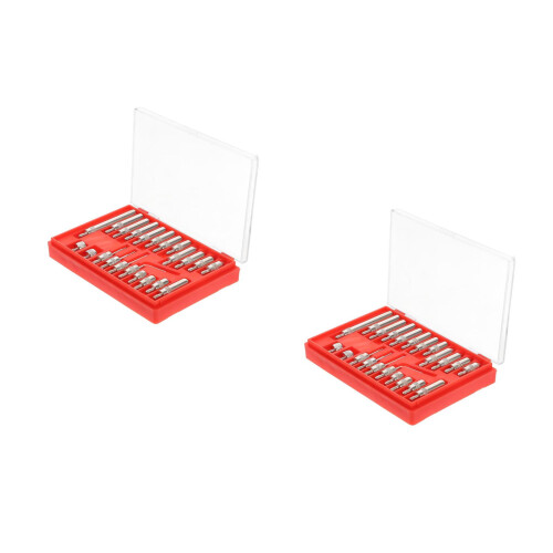 2Sets Messuhr Set Metall Für Tattoo Anwendung Silber Langlebig 2