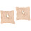 2St Beige Burlap Ringdrager Met Hart Bruiloftsfeest 4