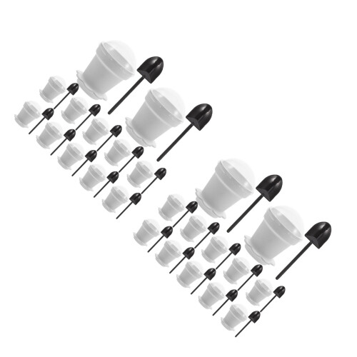 80Sets Plastic Witte Dessertbakjes Met Voor Ijs En Mousse 2