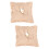 2St Beige Burlap Ringdrager Met Hart Bruiloftsfeest 7