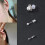 50Pcs Earlobe Support Patches Clear Piercing Disc-Transparent 3