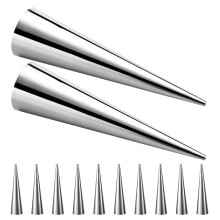 36Stk Silberne Hörnchenform Nonstick Für Dessert Und Gebäck