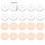 50Pcs Earlobe Support Patches Clear Piercing Disc-Transparent 4