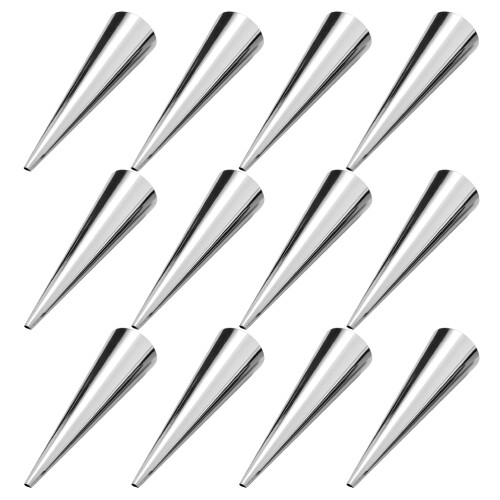 36Stk Silberne Hörnchenform Nonstick Für Dessert Und Gebäck 1