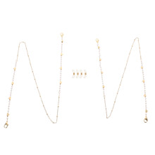 8Stk Damen Brillenband Gold Hochwertig & Sicher Für