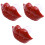 3Stk Baby Lebensmittelqualität Silikon Lippenform 4