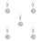 5St Fob Horloges Wit Pocket Model Verpleegstudenten 3